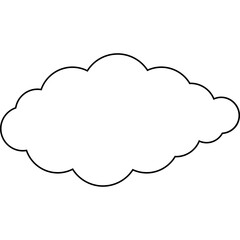 Cute Cloud Decorative Element