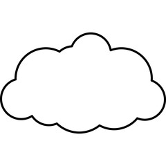 Cute Cloud Decorative Element