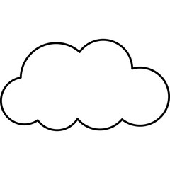 Cute Cloud Decorative Element