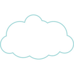 Cute Cloud Decorative Element