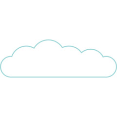 Cute Cloud Decorative Element