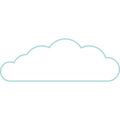 Cute Cloud Decorative Element