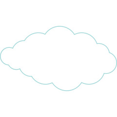 Cute Cloud Decorative Element