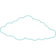 Cute Cloud Decorative Element