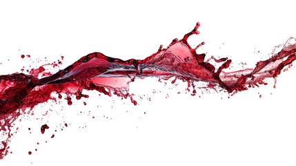 Fototapeta premium Red wine splash