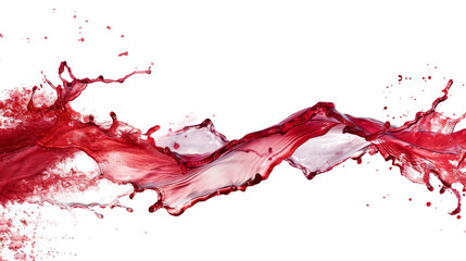 Red wine splash