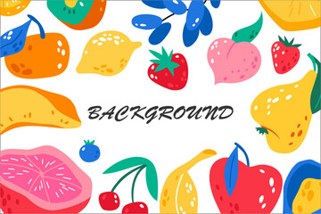 Natural Beauty. Fruit Clipart Collection for Refreshing Designs