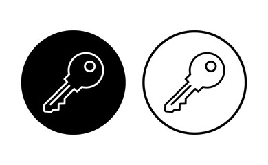 Key icon set. Key vector icon. Key symbol