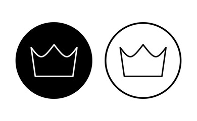 Crown icon set. crown vector icon