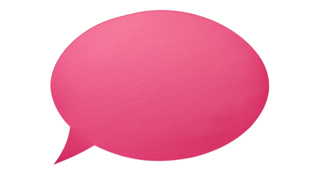 Pink blank cut out paper cardboard