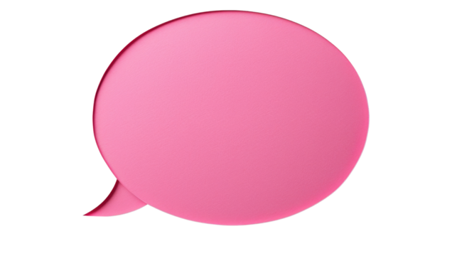 Pink blank cut out paper cardboard
