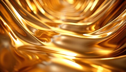 Luxurious gold abstract background with a large, central copy space, ideal for highend product advertisements or elegant event promotions