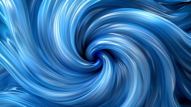 Abstract swirling patterns in various shades of blue, providing a creative and engaging background with room for text on brochures or flyers