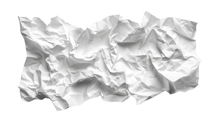 white crumpled and creased paper