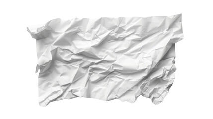 Obraz premium white crumpled and creased paper