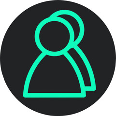 User Icon.  Vector people icon.  Profile vector icon.  Illustration of people.  Business User Icon