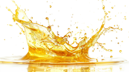 drops of sunflower oil