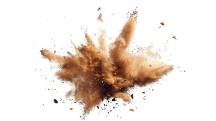 Abstract dirty explosion ground