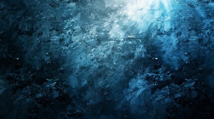 Fototapeta premium dark blue and black gradient background with grungy texture and glowing light abstract digital illustration