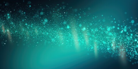 Teal gradient sparkling background illustration with copy space texture for display products blank copyspace for design text photo website web banner 