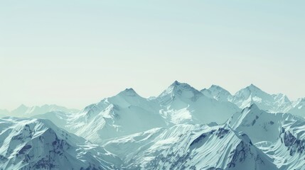 Fototapeta na wymiar alps mountains dark blue on white background