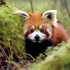 Obraz premium Red panda
