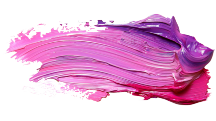 pink and purple acrylic oil paint brush stroke
