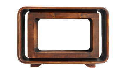Retro wooden TV box