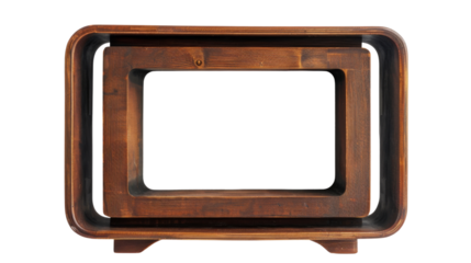 Retro wooden TV box