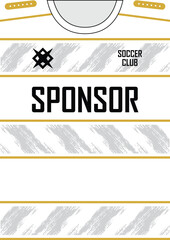 Soccer jersey template sport t shirt design