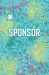 Sports shirt design ready to print - Football shirt for sublimation