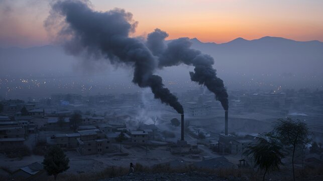 Environmental Documentary Capturing Smog Formation Over Industrial Sites, Awareness Campaign