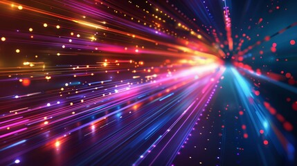 Obraz premium Abstract background featuring the technology of arrows at high speed.