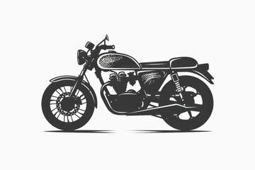 Fototapeta premium motorcycle logo design on white background