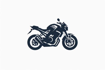Obraz na płótnie Canvas motorcycle logo design on white background