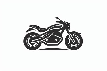 Fototapeta premium motorcycle logo design on white background