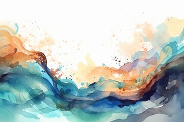 a painting of a wave with the title 
