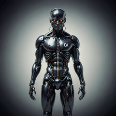 Fototapeta premium robot cyborg