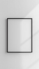 simple rectangular frame made of steel beams on a white background