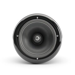 subwoofer speaker on white background