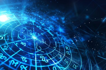Naklejka premium horoscope, numerological calculation