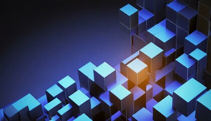 Background design, abstract geometric blocks, 3d render, cube, 3d, box,
