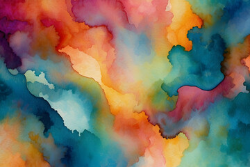 abstract colorful watercolor background