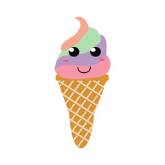 Rainbow ice Cream