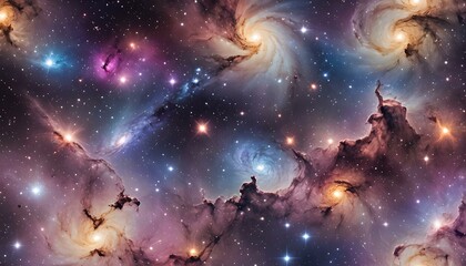 Naklejka premium stars in space