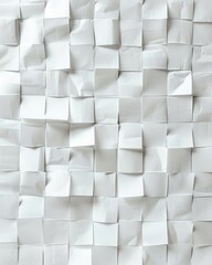 white paper square stacked white on white