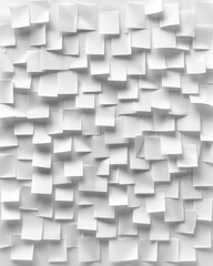 Fototapeta premium white paper square stacked white on white