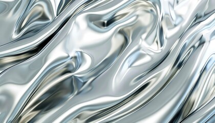 chrome silver soft background 3d graphic