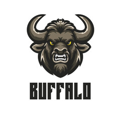 Buffalo Mascot Logo