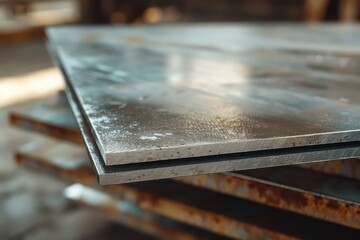 metal sheets of steel, metallurgic industry